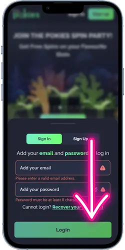 ThePokies Net email and password